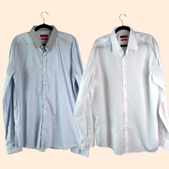 Hugo Boss Dress Shirt Lot of 2 - Picture 1 of 9